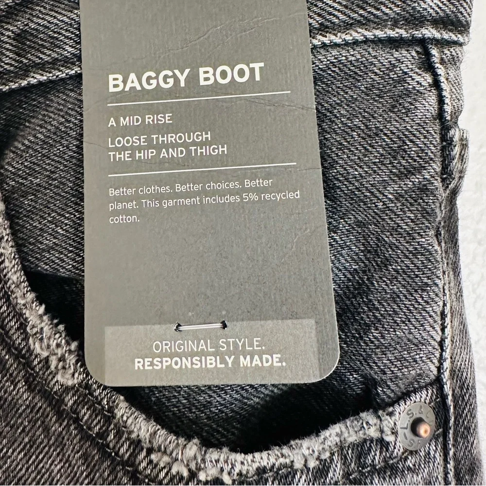 New Levi's Baggy Boot Jeans mid rise premium - Picture 7 of 11